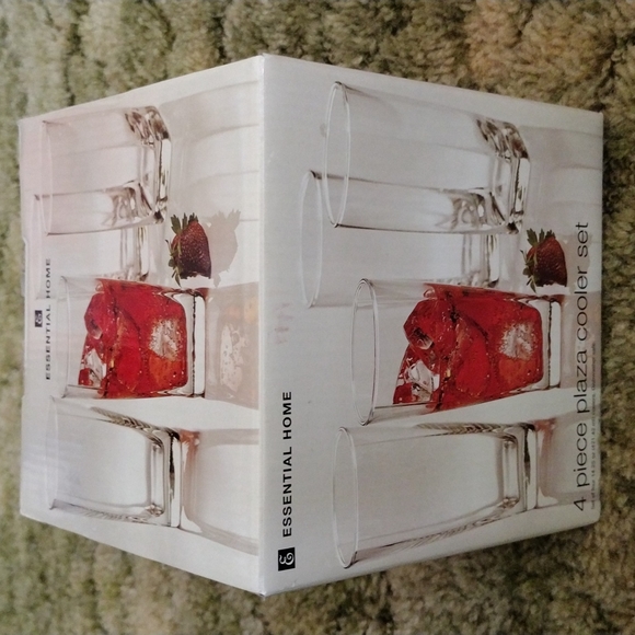 Essential Home Dining Set Of 4 Essential Home Drinking Glasses